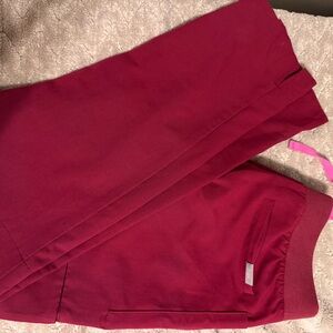 Figs Scrub Pants Dark Magenta Nepal -Skinny Scrub Pants
